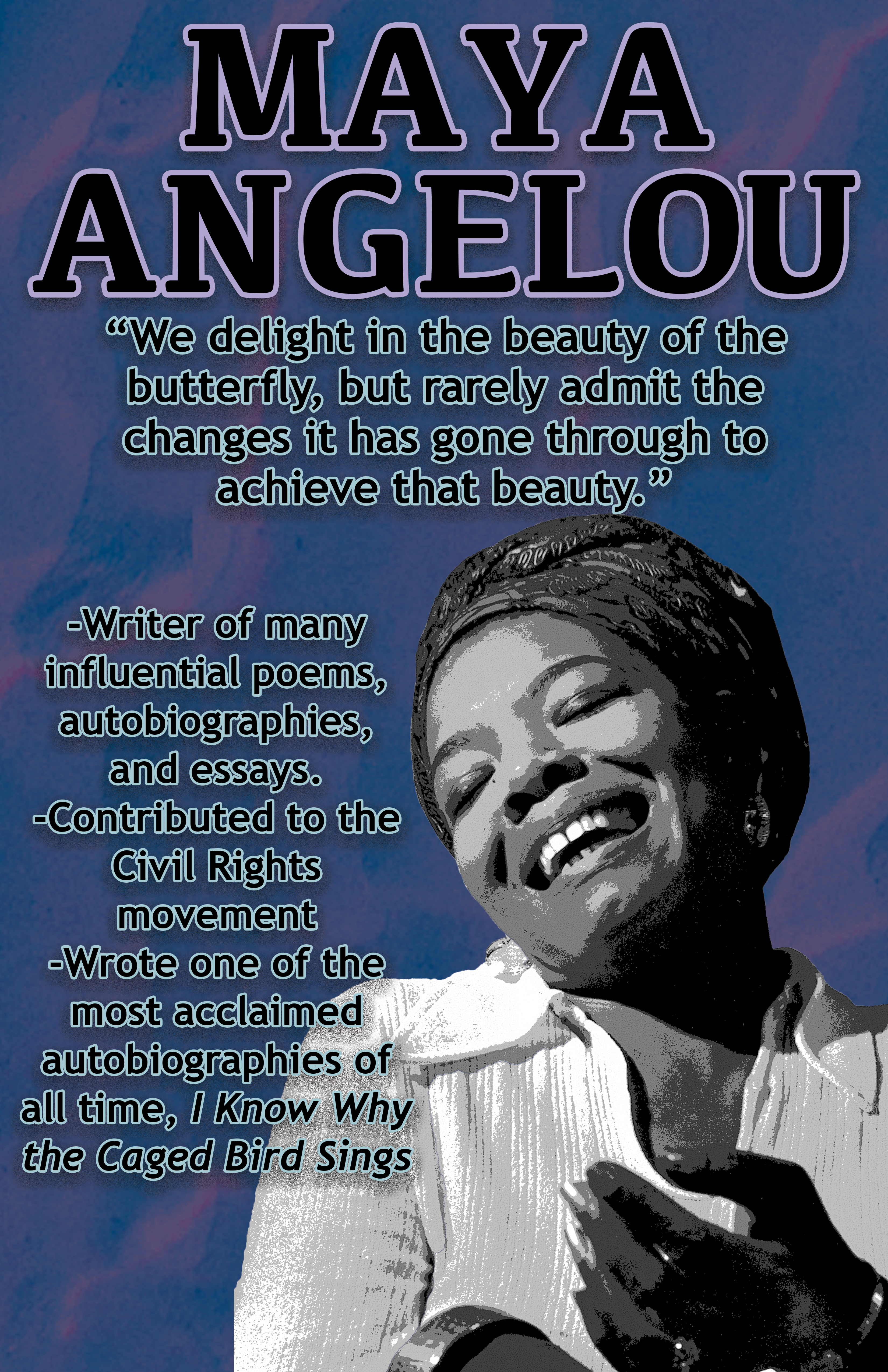 Maya Angelou Infographic